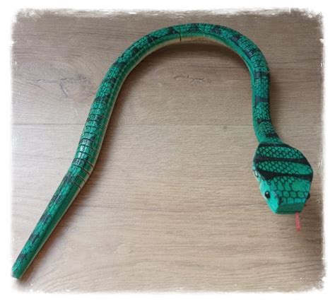 Serpent cobra articulé en bois La boutique des p tits Malins