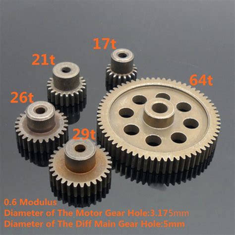 De Diferencia De Metal Engranaje Principal T Motor Gear T T