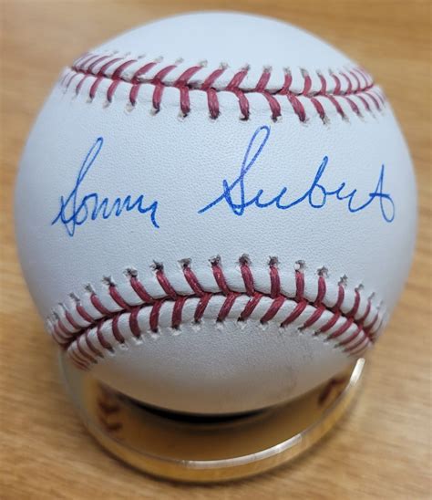 SONNY SIEBERT Autographed Official Major League Baseball Main Line