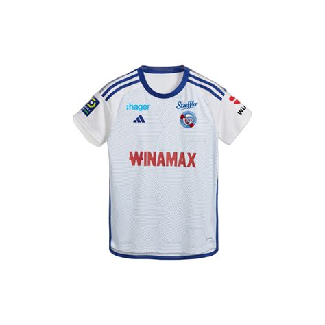 Strasbourg Away Football Shirt 2023 24 Soccalord