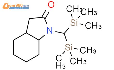 478369 66 3 2H Indol 2 one 1 bis trimethylsilyl methyl octahydro 化学式