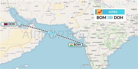 AI981 Flight Status Air India Mumbai To Doha AIC981