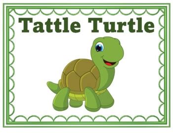 Tattle Turtle by Rachel Jack | Teachers Pay Teachers