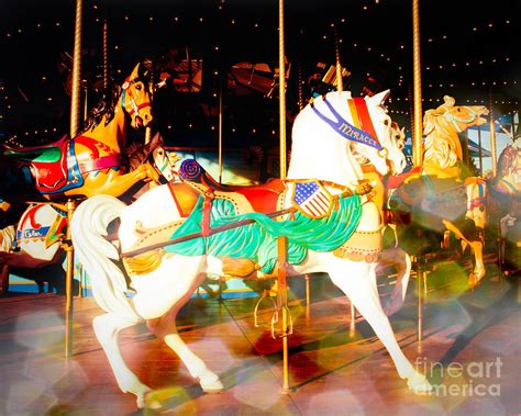 Carousel Of Bokeh Photograph By Sonja Quintero Fine Art America