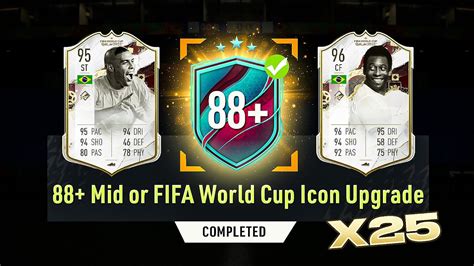 Fifa X Mid Or World Cup Icon Upgrade Packs Youtube