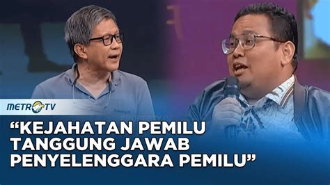 Q A Rocky Gerung Kejahatan Pemilu Tanggung Jawab Penyelenggara