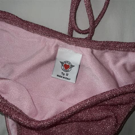 Pink Sparkly Bikini Lovers Bikini In A Size Small Depop