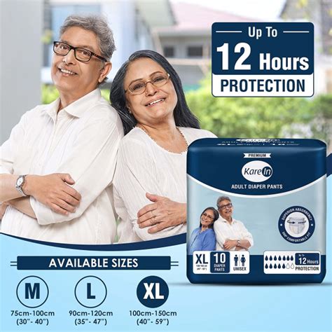 Buy Kare In Premium Adult Diaper Xl 100 150 Cm 10 S Online At Best Price Adult Diapers