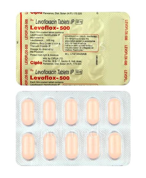 Levoflox 500mg Tablet 10'S - Buy Medicines online at Best Price from ...