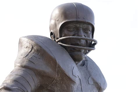 Jim Brown Statue At Cleveland Browns Stadium