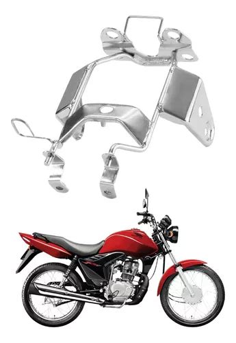 Suporte Do Farol Aranha Honda Fan Cromado Mercadolivre