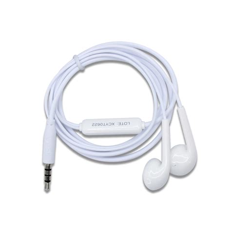 Audífonos Alámbricos 1Hora con Entrada Auxiliar 3 5mm Tipo EarPods