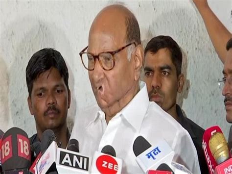 Parliament Row Ncp Chief Sharad Pawar Stands With Opposition On