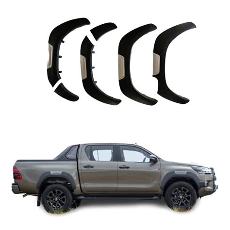 Pick Up Accessories Abs Plastic Wheel Arch Fender Flare For Toyota