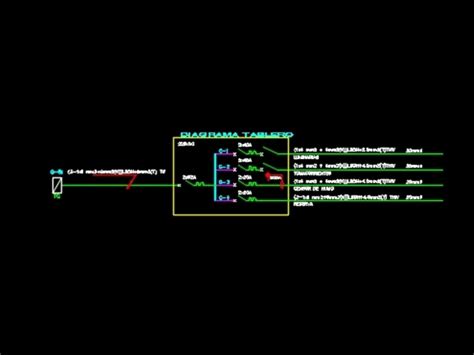 Diagrama Unilineal Tablero Electrico Dwg Diagrama Unilineal