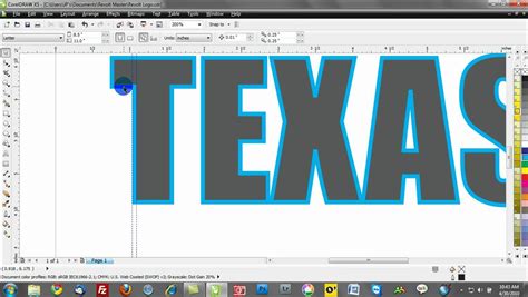 Corel Draw X Tutorial Working With Outlines Youtube