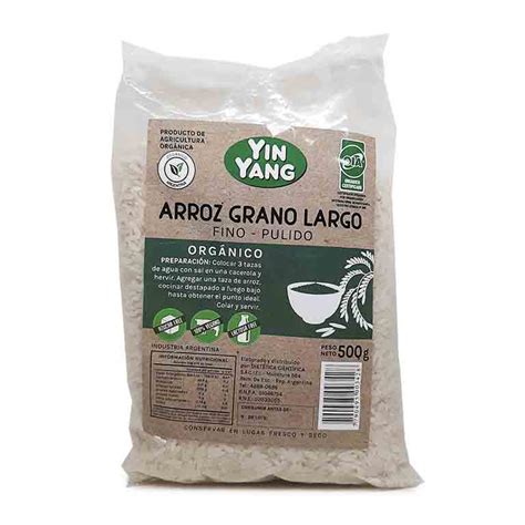 Arroz Grano Largo Organico Fino G Yin Yang Biomarket