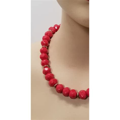 Vintage Jewelry Vintage Red Bead Necklace Poshmark