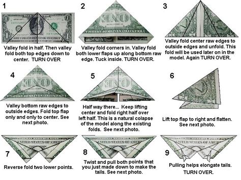 Step By Step Money Origami Butterfly