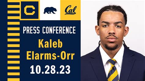 Cal Football Kaleb Elarms Orr Post Game Press Conference Vs