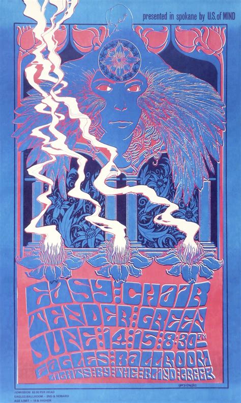 Rainy Day Psychedelia Seattles 1960s Poster Scene Gets Its Day In The