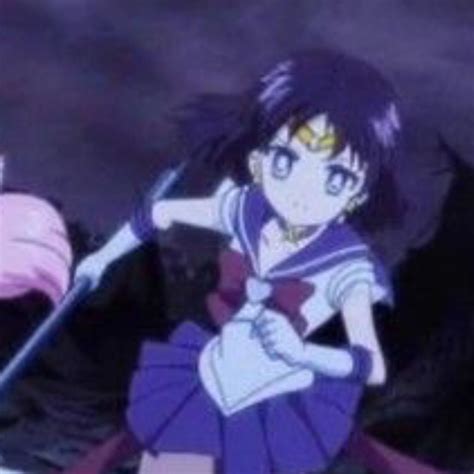 sailor saturn and sailor chibi-moon crystal matching pfp 1/2 | Sailor ...