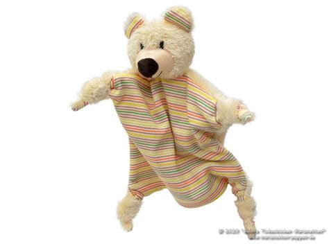 Teddy Bear Textile Hand Puppet Myb23608a Marionettes