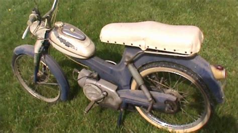 Vintage 60's Puch Moped, Barn Fresh! - YouTube