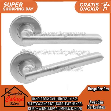 Jual Handle Dekkson Lhtr Dks Sss Bulat Gagang Pintu Dorr Lever