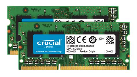 Crucial 8GB PC3-12800 Kit memory module 2 x 4 GB DDR3 1600 MHz, 0 in ...