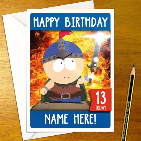 South Park Happy Birthday Card