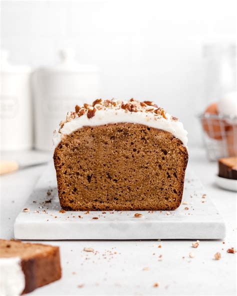 Gingerbread Loaf Cake With Cream Cheese Frosting Food Duchess