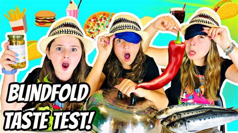 GUESS The FOOD CHALLENGE Blindfold TASTE TEST YouTube