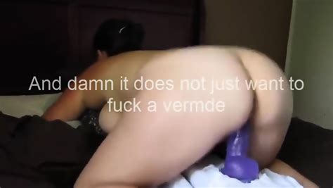 Petite Slut Riding A Colorful Dildo Solo