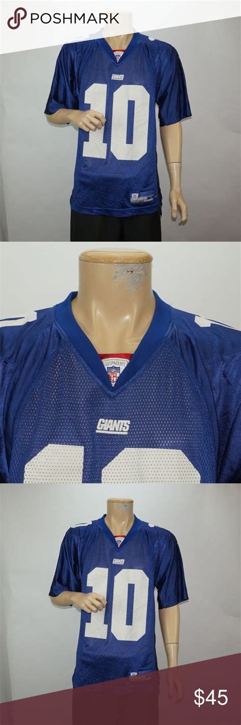 MENS REEBOK NFL ELI MANNING JERSEY | Eli manning jersey, Eli manning, Nfl