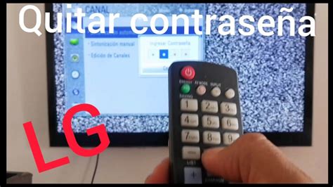 Como Desbloquear Televisor Lg Youtube