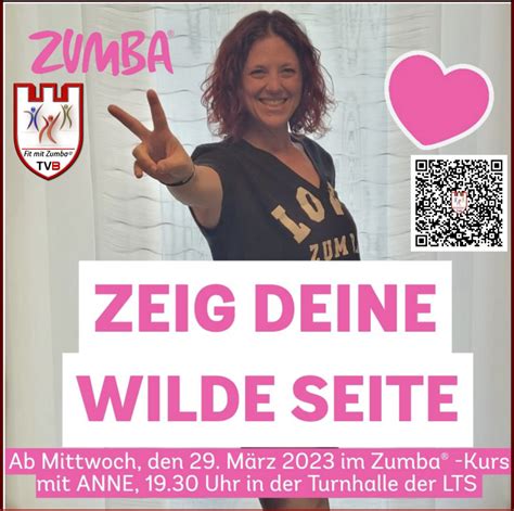 Fit mit ZUMBA Der nächste Kurs startet am 29 März 2023 TERMIN