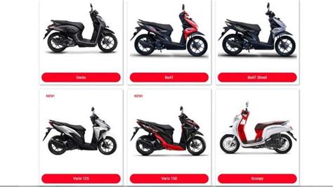 Daftar Harga Motor Honda Matik Terbaru Ada Vario Beat