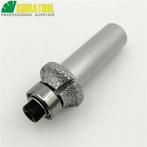 Radius 3mm Vacuum Brazed Diamond Router Bits Stone Tooling Cutter 1 2