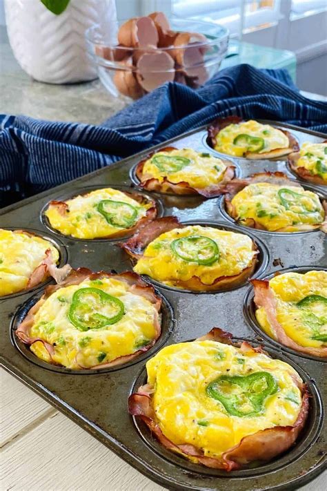 This Spicy Jalapeno Popper Egg Cup Recipe Is Easy To Make Low Carb And Keto Friendly Grab A