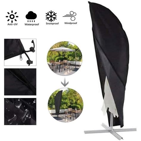 Housse De Protection Pour Parasol Ext Rieur Imperm Able Couverture De