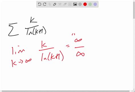 Solved Use Any Method To Determine Whether The Series Converges K