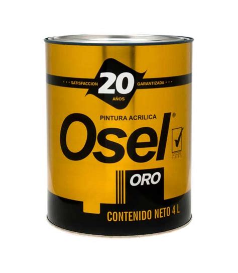 Pintura Acrílica Osel Oro Mate Pinturas Osel