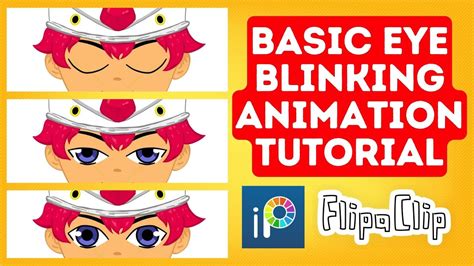 Basic Eye Blinking Animation Tutorial Ibispaintx Flipaclip Youtube