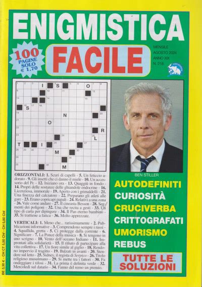 Enigmistica Facile N Mensile Agosto Pagine