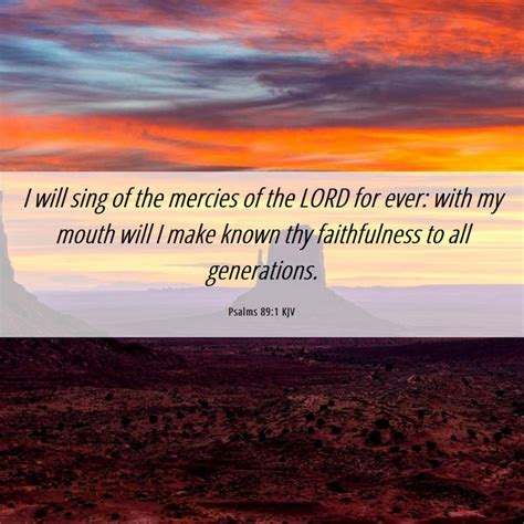 Psalms 89 1 Kjv Bible Verse Images