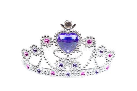 Silver Princess Crown Isolated Stock Image - Image: 19122145