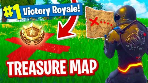 Secret Treasure Map In Fortnite Youtube