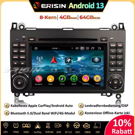 Android Autoradio Gps Cd Mercedes A B Klasse W W Sprinter