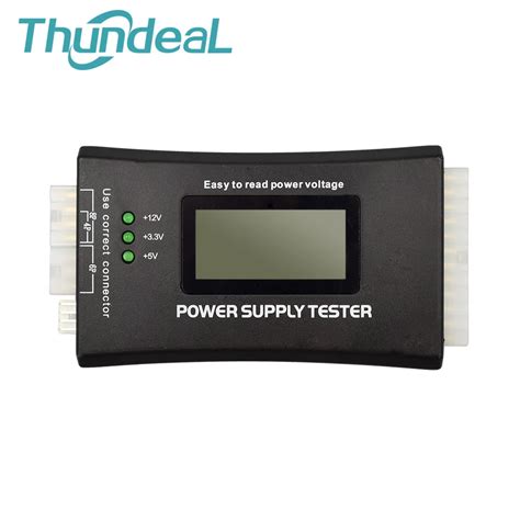 Digital LCD Display Power Bank Supply Tester Computer 20/24 PIN Power ...